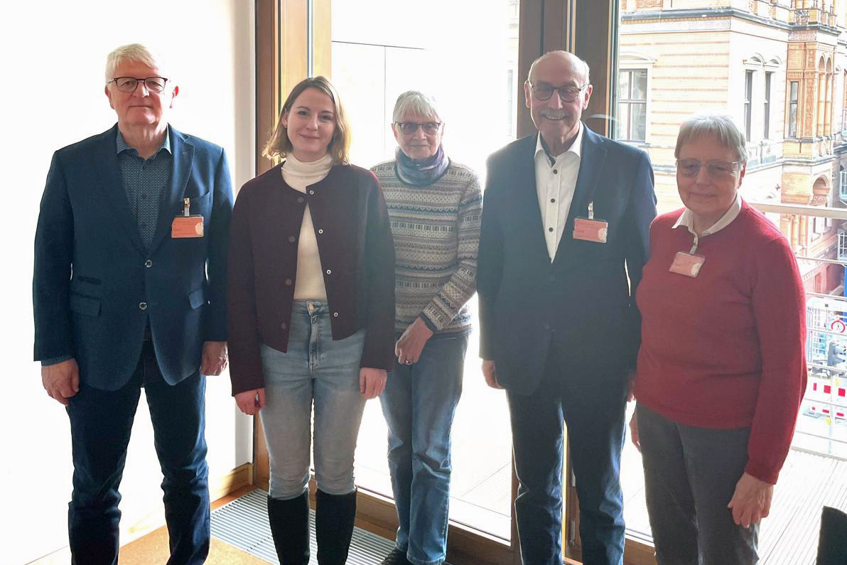 AG 60 plus Berlin und Brandenburg im Gespräch mit Annika Klose zur Rentenpolitik